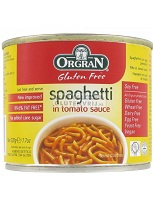 Orgran Spaghetti in Tomatensaus
